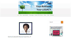 Desktop Screenshot of ilegacybuilder.com