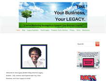 Tablet Screenshot of ilegacybuilder.com